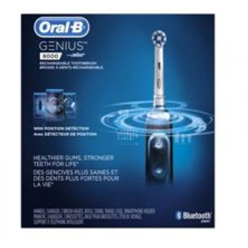 Oral-B Gingivitis System Power Toothbrush (Genius 8000) Bundle 3/Pk