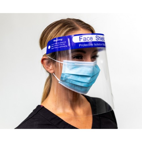 Blue Protective Face Shields