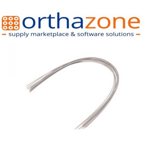 Stainless Steel Tooth Color Round Archwires (10 pack)
