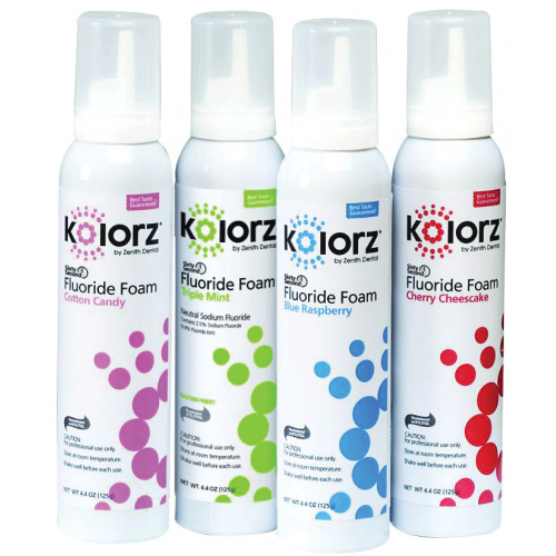 Kolorz Fluoride Foam Blue Raspberry 4.4oz 2/Pk