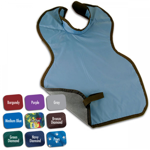 Lead-Free X-Ray Apron Child w/Collar Electric-Blue