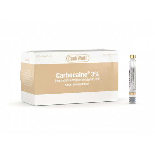 Carbocaine 3% Plain 50/Bx