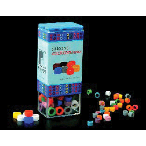 Color Code Rings 60/Pk Purple