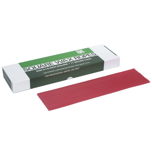 Utility Wax Strips Round 80/Box Red