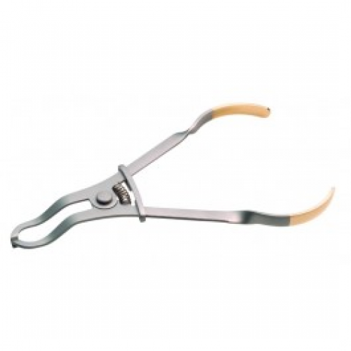 Ring Placement Forceps Silver Ivory Type