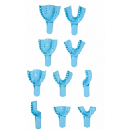 Impression Trays Perforated 12/Pk #4 MED-LOW