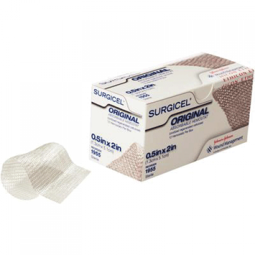 Absorbable Surgicel 1/2"x2" 12/Box