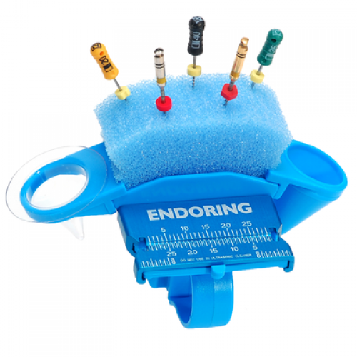 EndoRing II Hand-held Endodontic Instrument Blue w/ Metal Ruler