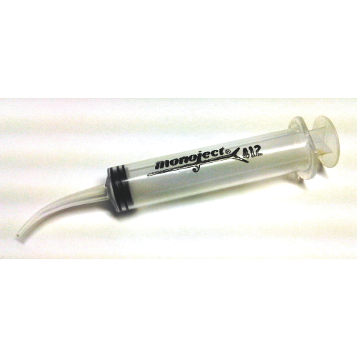 Monoject Curved Tip Syringe 12cc 50/Box