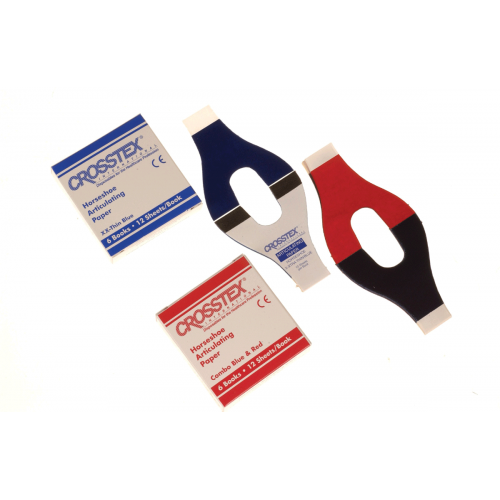 Articulating Paper Horseshoe Red/Blue 72/Pk