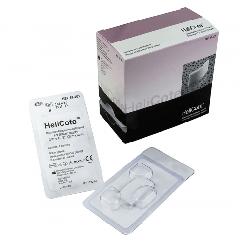 HeliCote Absorbable Collagen Wound Dressing 0.75"x1.5"