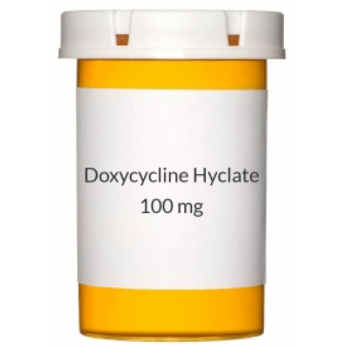 Doxycycline Hyclate 100mg 50/bottle