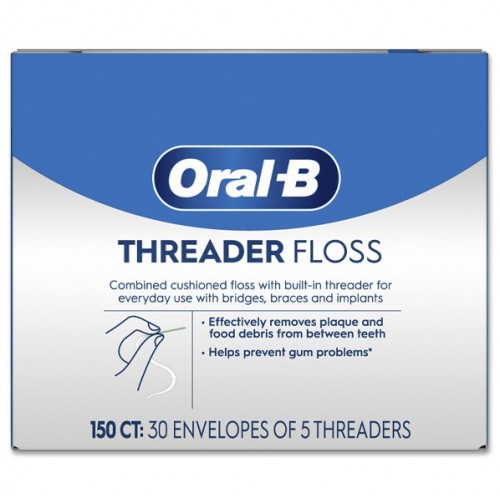 Oral-B Threader Floss - 5 Threaders Per Pack x 30/Pks