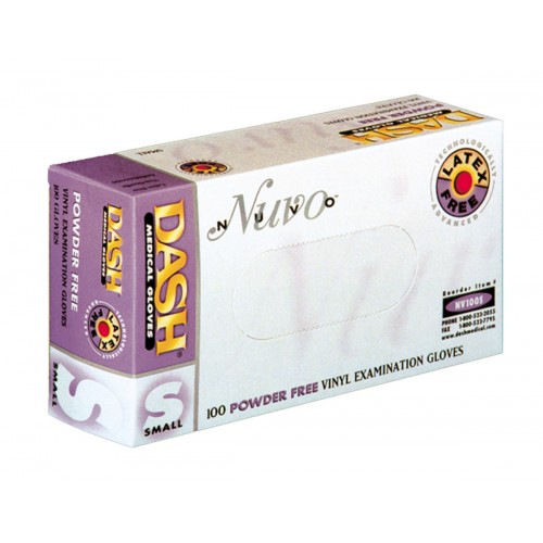 Nuvo White Vinyl Exam Gloves (Case)