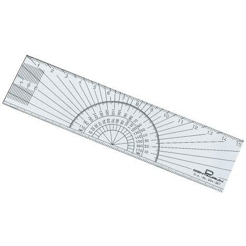Diagnostic Ruler-Protractor For Evaluation Of Radiographs - 1 piece