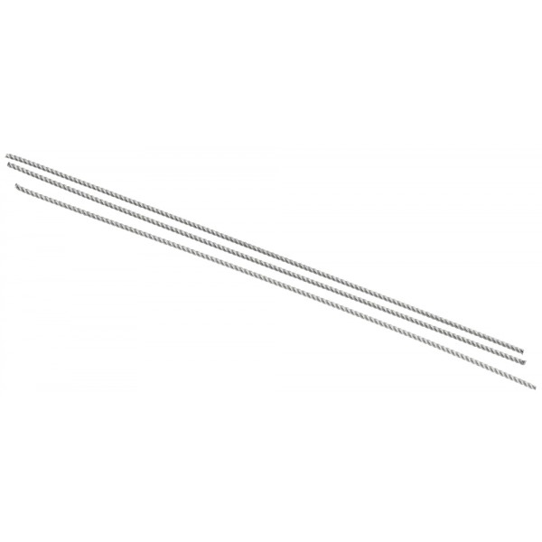 Titanium Retainer Wire, 3-Strand Twisted - 10 Pieces