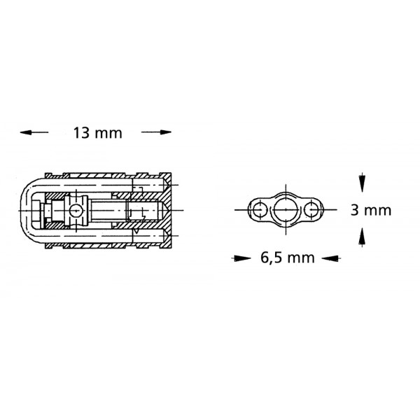 Retraction Screws, Stainless Steel - 10 Pieces