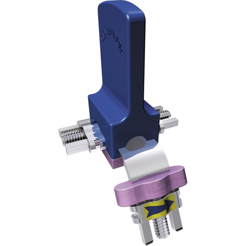 Three Dimensional Screw Acc. To Steiner, Individually Adjustable Middle Bar, Two Movements, Stainless Steel