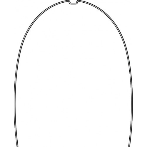 Rematitan® “Lite” Ideal Arches, Round, Narrow Form, With Dimple