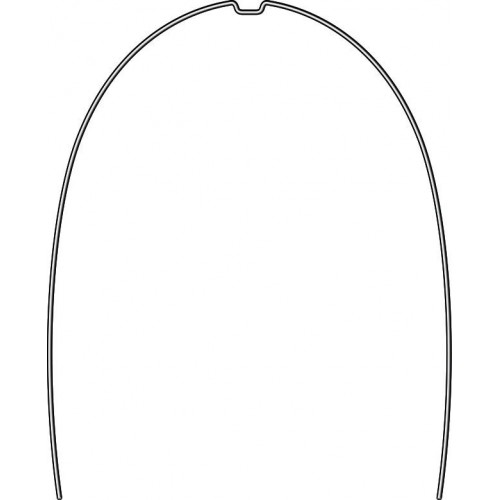 Rematitan® “Lite” Ideal Arches, Round, Narrow Form, With Dimple