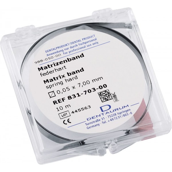 Matrix Band On Rolls, Hard Spring - Length 1 M - 1 piece