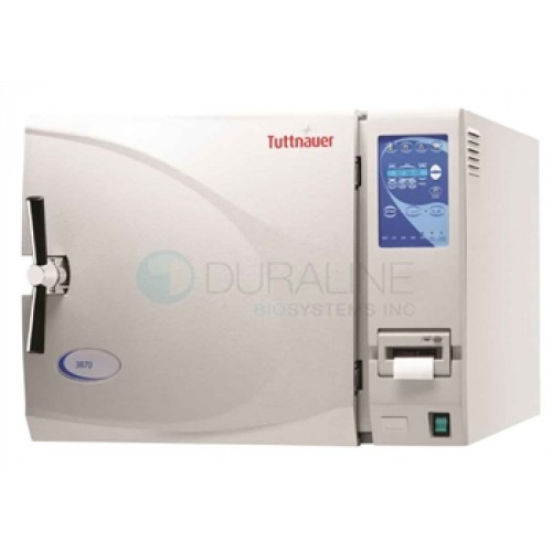 New Tuttnauer 3870EA with Printer Autoclave Steam Sterilizer with Stand