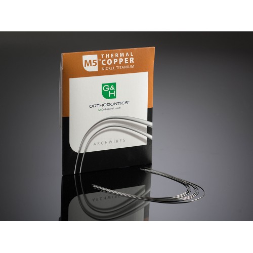M5™ Thermal Copper Nickel Titanium Rectangular Archwires Damon° Compatible - w/ Stops (25/pk)