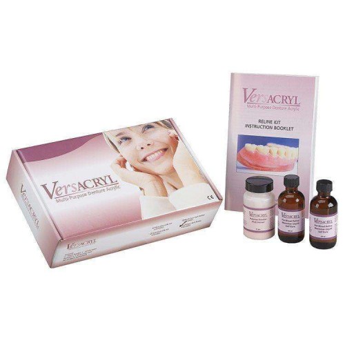 Versacryl Thermo-Soft Adjustable Reline Self Cure - Kit Parts