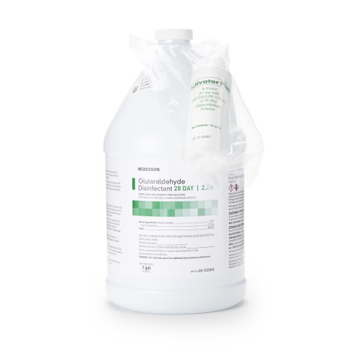 Glutaraldehyde High-Level Disinfectant McKesson 28 Day - 1 Gal