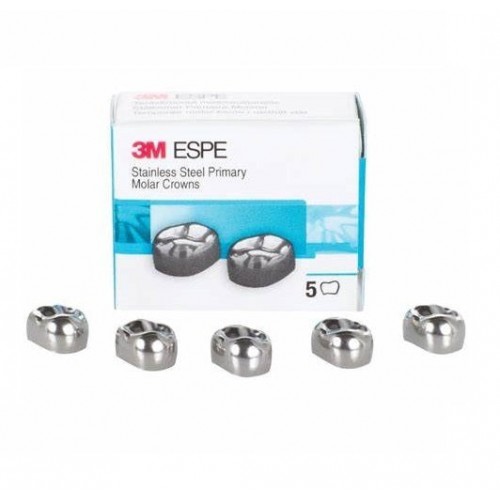 3M ESPE #7 Upper Left 1st Primary Molar Stainless Steel Crown Form 5/Bx DUL-7