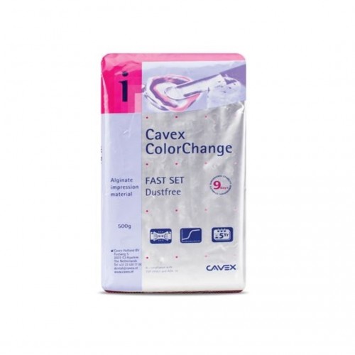 Cavex Color Change Alginate Impression Material Fast Set 500g