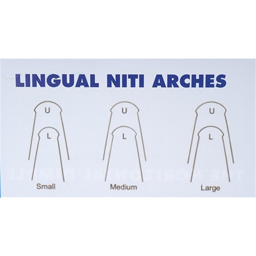 Round - Lingual Arch NiTi Superelastic, 10/pk