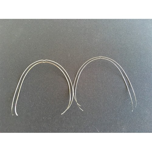 Round Reverse Curve NiTi Horizontal Dimple - Superelastic, 25/pk