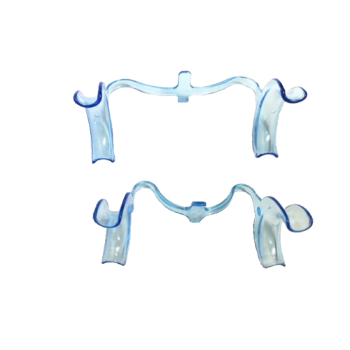 Cheek Retractors with Tongue Guard - Intraoral - Blue