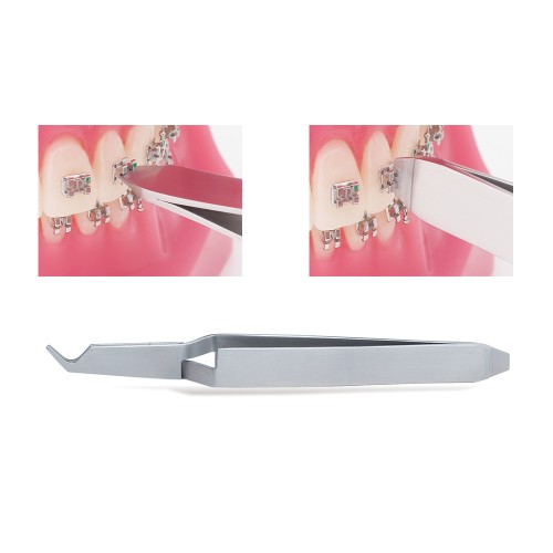 Direct Bond Tweezer with Bracket Aligner