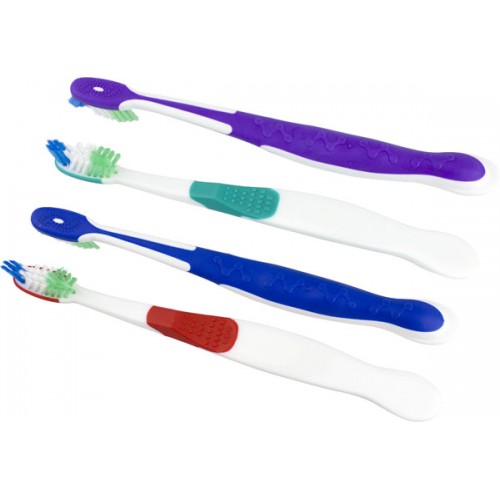 Adult Rubber Handle Brush - Personalize (144 ct of assorted color brushes)