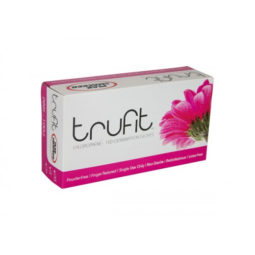 TruFit™ Pink Chloroprene Gloves X-Small (100 ct)