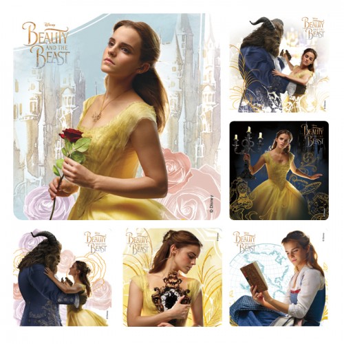 Beauty and the Beast Movie Stickers - 100/roll