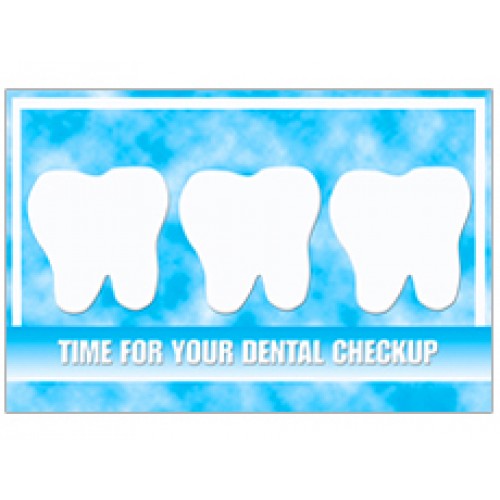 Dental Checkup Postcard 4UP (200 per pack)