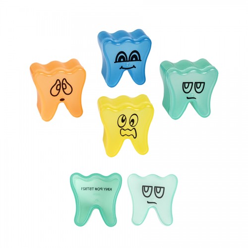 Funny Face Tooth Shaped Tooth Saver Assortment (48 pcs)