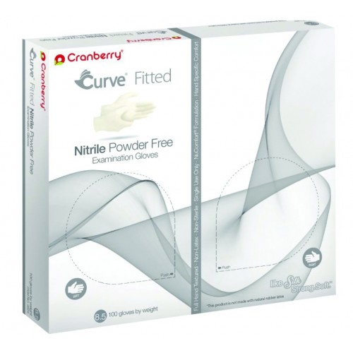 Cranberry Curve Gloves - 1 Case/10 Boxes