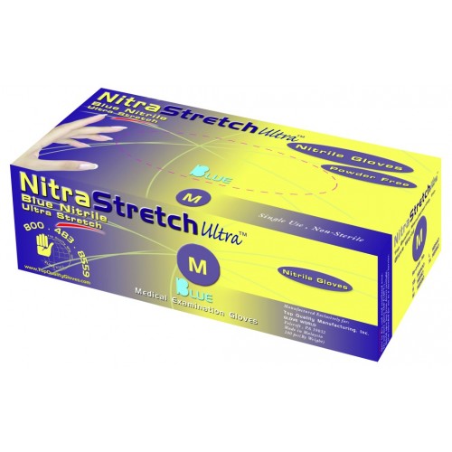 Nitra stretch Gloves  Blue 1 Case/10 Boxes