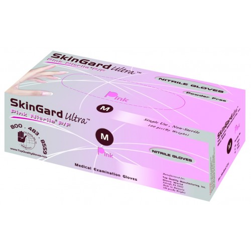 SkinGard - Pink™ Gloves - 1 Case of 10 Boxes