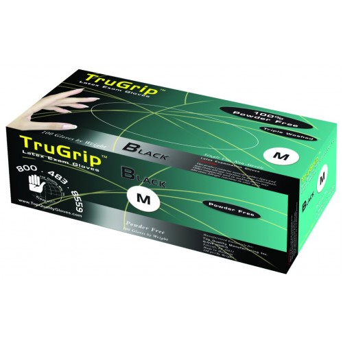 Trugrip - Black Gloves - 1 Case/10 Boxes