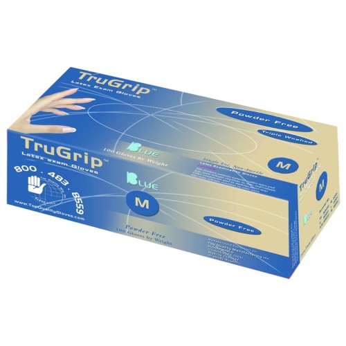 Trugrip - Blue Gloves - 1 Case/10 Boxes