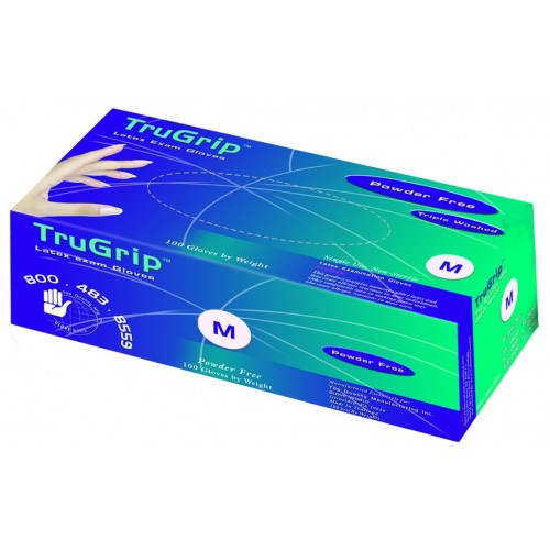Trugrip - White Gloves - 1 Case/10 Boxes