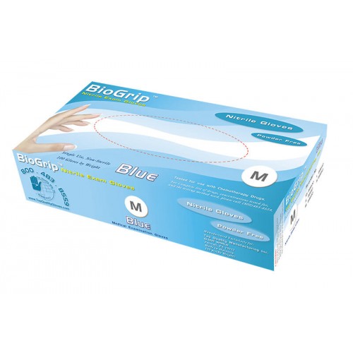 Biogrip - Blue (Nitrile) Case of 10 boxes