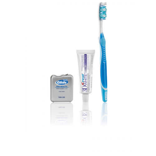 Crest Oral-B Whitening Solution Bundles Brush/Paste/Floss 72/Pk