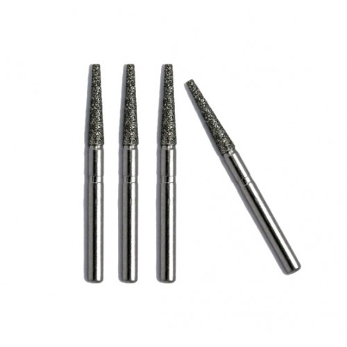 NTI Diamond Burs, FG, Taper Flat End, # C846, 1.6 mm, Coarse, Green, 5/Pk, C846-016