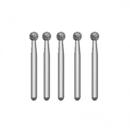 Solo Diamond Single Use Burs, FG, Ball, # 0123, 2.3 mm, Coarse, Green, 25/Pk, 801023C